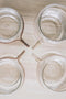 TAK Design Vaas Wrap Me Mini - Incl. Lederen Band - Glas - Ø10 x 14 cm - Bruin