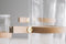 TAK Design Vaas Wrap Me Mini - Incl. Lederen Band - Glas - Ø10 x 14 cm - Bruin