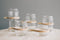 TAK Design Vaas Wrap Me Mini - Incl. Lederen Band - Glas - Ø10 x 20 cm - Bruin