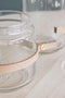 TAK Design Vaas Wrap Me Mini - Incl. Lederen Band - Glas - Ø19 x 20 cm - Bruin