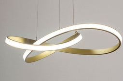 Lumidora Hanglamp 74659 - SPIKE - LED 30.0 Watt 2700 Lumen 2700 Kelvin - Goud Messing - Metaal - ⌀ 60 cm