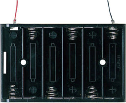 Takachi MP36 Batterijhouder 6 AA (penlite) Kabel (l x b x h) 91 x 56 x 16 mm