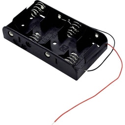 Takachi SN24 Batterijhouder 4 C (baby) Kabel (l x b x h) 107.4 x 58.3 x 23.3 mm
