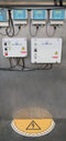 Take Care by CEP vloersticker, elektrische gevarenzone