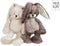 Take Me Home Knuffel Konijn Pluche 19 X 29 Cm Beige