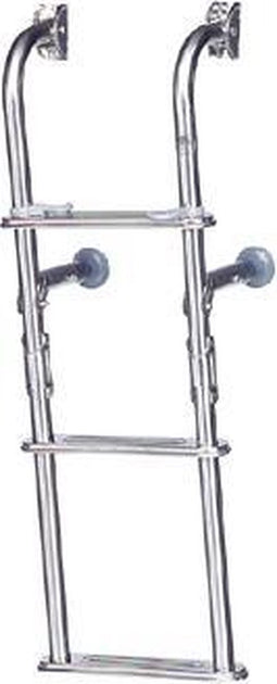 Talamex Zwemtrap RVS - voorzien van platte RVS treden - 4 treden