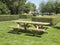 Talen picknicktafel met open instap - 230x160 cm
