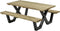 Talen picknicktafel - Metalen frame - 230×160 cm