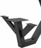 Talen picknicktafel - Metalen frame - Open instap