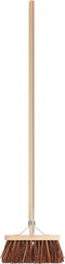 Talen Tools - Bezem - 28 cm - Natuurvezel haren - Steel 140 cm