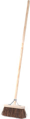 Talen Tools - Bezem - 28 cm - Natuurvezel haren - Steel 140 cm