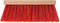 Talen Tools - Bezem - Kunststof - Rood - 28 cm - Zonder steel