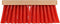 Talen Tools - Bezem - Kunststof - Rood - 28 cm - Zonder steel
