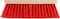 Talen Tools - Bezem - Kunststof - Rood - 35 cm - Zonder steel