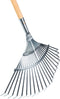 Talen Tools - Gazonhark - 22 tanden - Verzinkt - Plat - 150 cm steel