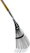 Talen Tools - Gazonhark - 22 tanden - Verzinkt - Plat - 150 cm steel