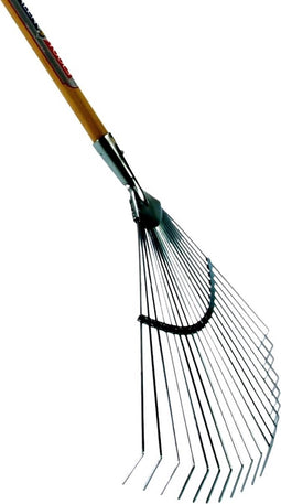 Talen Tools - Gazonhark - 22 tanden - Verzinkt - Rond - 150 cm steel