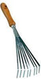 Talen Tools – Handbladharkje – 9 tanden – Verzinkt staal – Essenhouten handvat