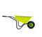 Talen Tools - Kinderkruiwagen met luchtband – Kruiwagen - Hoogwaardige kwaliteit -Kinderspeelgoed - Metaal/Kunststof - Lime/Grijs