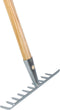 Talen Tools – Tuinhark – 10 tanden – Verzinkt – 25 cm – Essenhouten steel – 160 cm