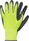 Talen Tools - Werkhandschoenen - Latex - Geel - Maat S - Goede grip