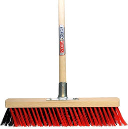 Talen Tools - X-bezem - Buiten - 40 cm - Rood/Zwart - Compleet