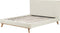 TALENCE - Tweepersoonsbed - Beige - 160 x 200 cm - Chenille