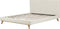 TALENCE - Tweepersoonsbed - Beige - 180 x 200 cm - Chenille