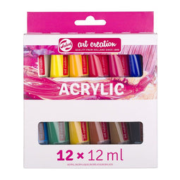 Talens Art Creation - Acrylverf tac 12ml set 12 kleuren