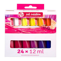 Talens Art Creation - Acrylverf tac 12ml set 24 kleuren