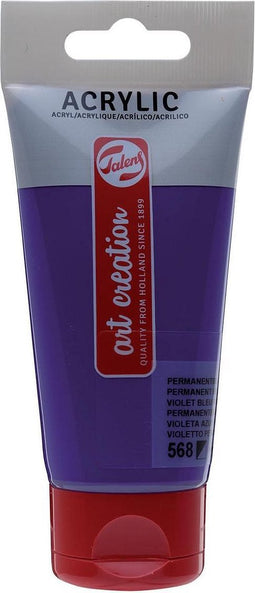 Talens Art Creation acrylverf tube 75 ml, permanent blauwviolet (568)