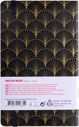 Talens Art Creation Schetsboek Art Deco | 13 x 21 cm, 140 g, 80 vellen