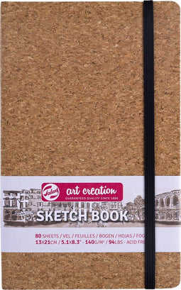 Talens Art Creation Schetsboek Kurk | 13 x 21 cm, 140 g, 80 vellen