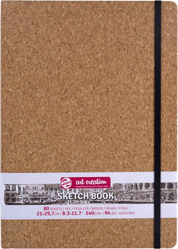 Talens Art Creation Schetsboek Kurk | 21 x 29,7 cm, 140 g, 80 vellen