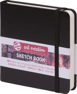 Talens Art Creation schetsboek Zwart 12x12 140grams