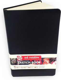 Talens Art Creation Schetsboek Zwart 13 x 21 cm 140 g 80 Vellen