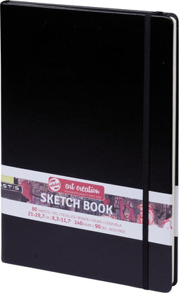 Talens Art Creation Schetsboek Zwart 21 x 29.7 cm 140 g 80 Vellen