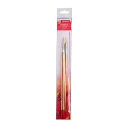 Talens Art Creation - Tac olie- en acrylpenselenset 3 rond varkenshaar
