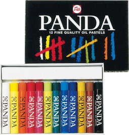Talens Panda oliepastel, doos van 12 pastels 12 stuks
