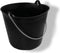 Taliaplast - bouwemmer - 11 l - plastic - zwart