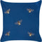 TALINUM - Sierkussen set van 2 - Blauw - 45 x 45 cm - Polyester