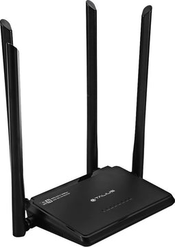 TALIUS RT300-N4D draadloze router Single-band (2.4 GHz) 4G Zwart