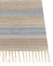 TALPUR - Vloerkleed - Beige/Lichtblauw - 80 x 300 cm - Jute