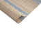TALPUR - Vloerkleed - Beige/Lichtblauw - 80 x 300 cm - Jute