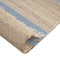 TALPUR - Vloerkleed - Beige/Lichtblauw - 80 x 300 cm - Jute
