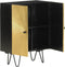 vidaXL - Dressoir - 55x30x75 - cm - massief - mangohout