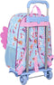 Schoolrugzak met Wielen My Little Pony Wild & free Blauw Roze 33 x 42 x 14 cm