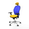 Jorquera Piqueras y Crespo 3D086G1 - Bureaustoel met hoofdsteun - Verstelbare hoogte - Geel