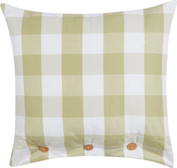 TAMNINE - Sierkussen - Groen - 45 x 45 cm - Polyester