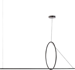 TAMOR - Hanglamp LED - Zwart - Metaal